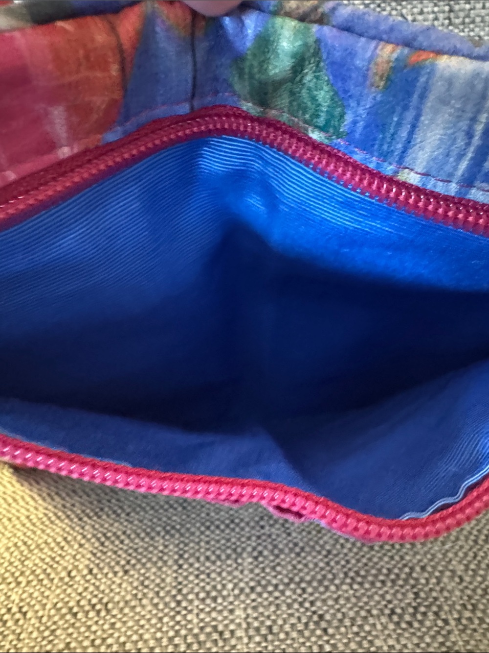 HOBO Multicolor Abstract Brushstroke Clutch in Pink, Green, Blue, Red - Picture 5 of 9